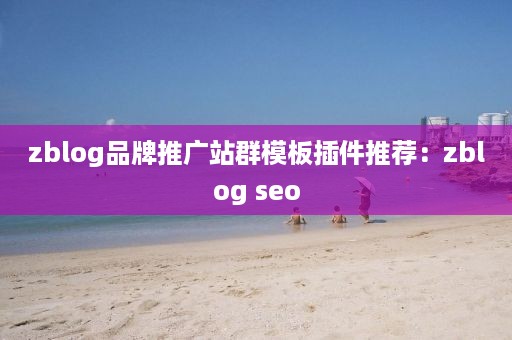 zblog品牌推广站群模板插件推荐：zblog seo